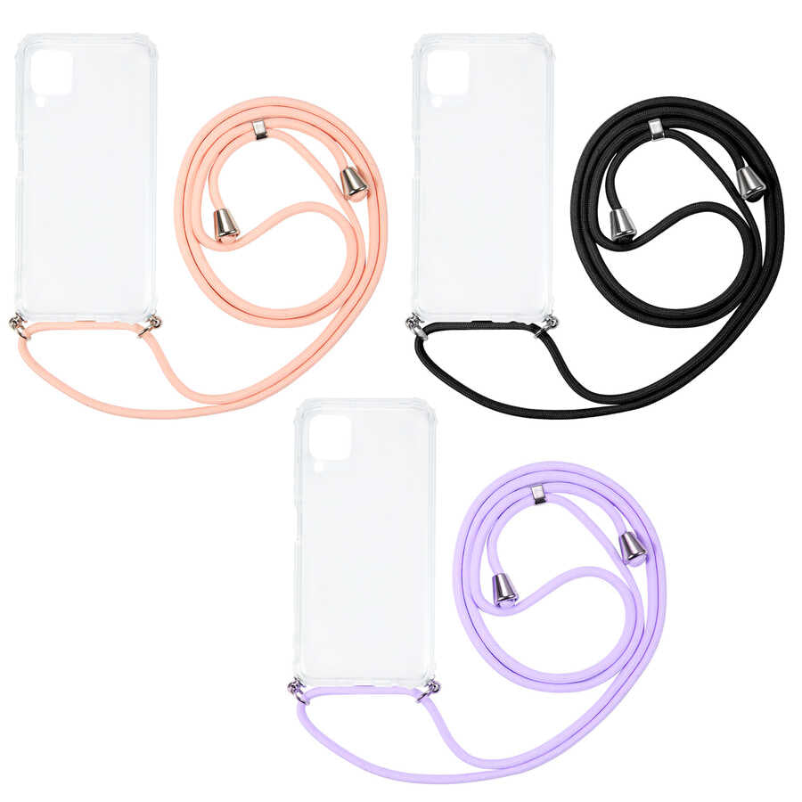 Huawei P40 Lite Kılıf Zore X-Rop Kapak Renksiz