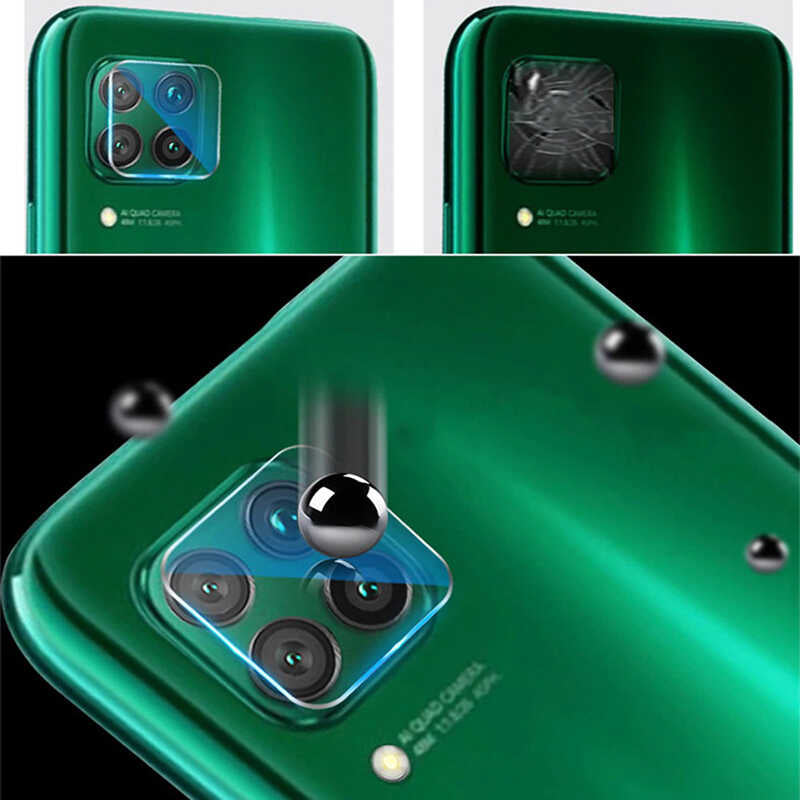 Huawei P40 Lite Zore Nano Kamera Koruyucu Renksiz