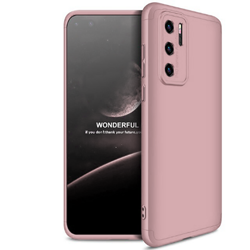 Huawei P40 Pro Kılıf Zore Ays Kapak Rose Gold