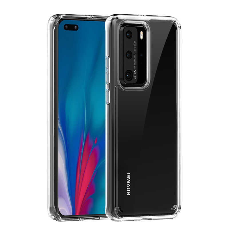 Huawei P40 Pro Kılıf Zore Coss Kapak Renksiz