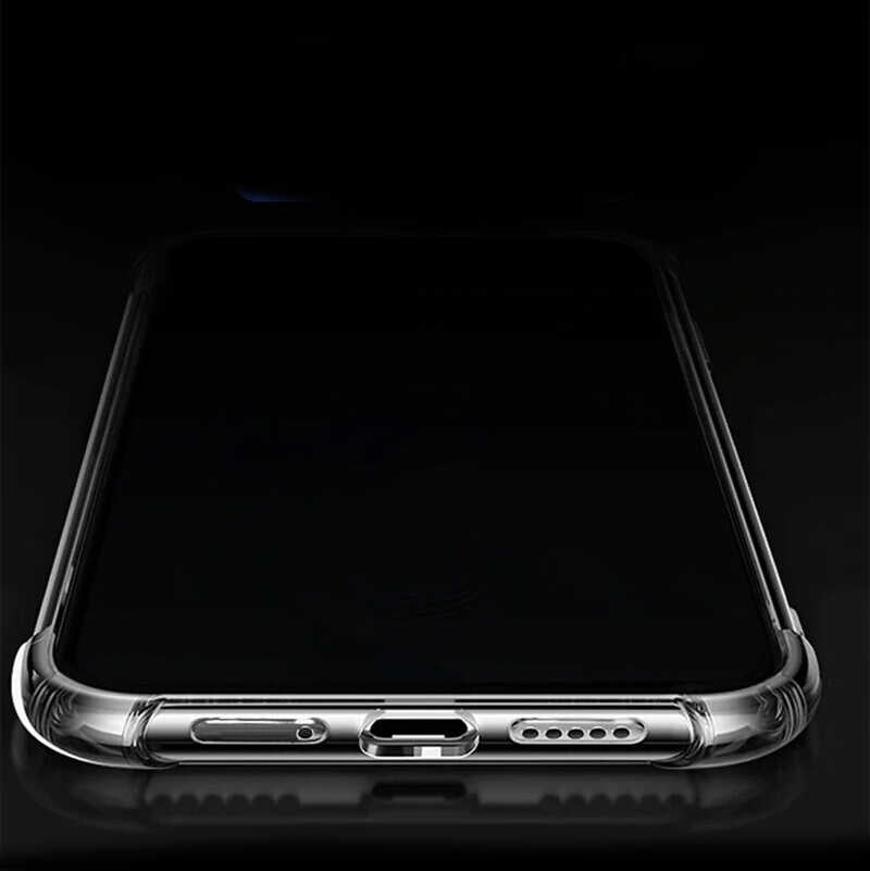 Huawei P40 Pro Kılıf Zore Nitro Anti Shock Silikon Renksiz
