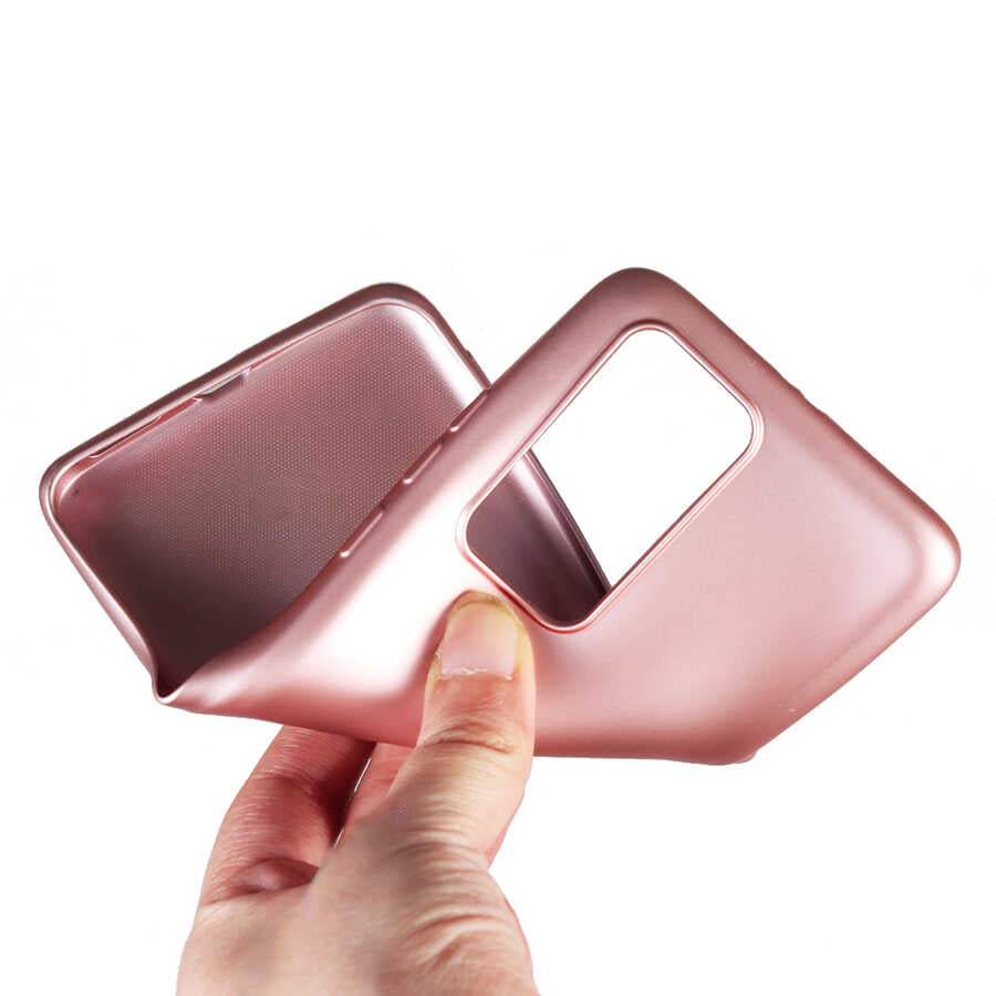 Huawei P40 Pro Kılıf Zore Premier Silikon Kapak Saks Mavi