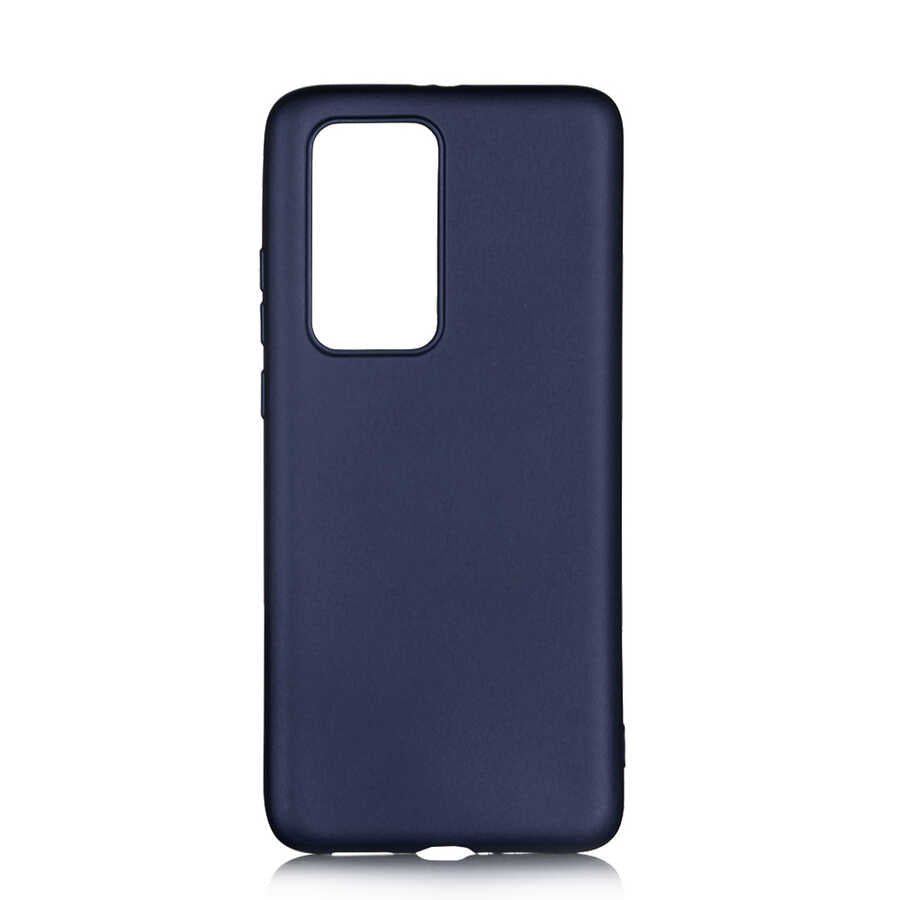 Huawei P40 Pro Kılıf Zore Premier Silikon Kapak Lacivert