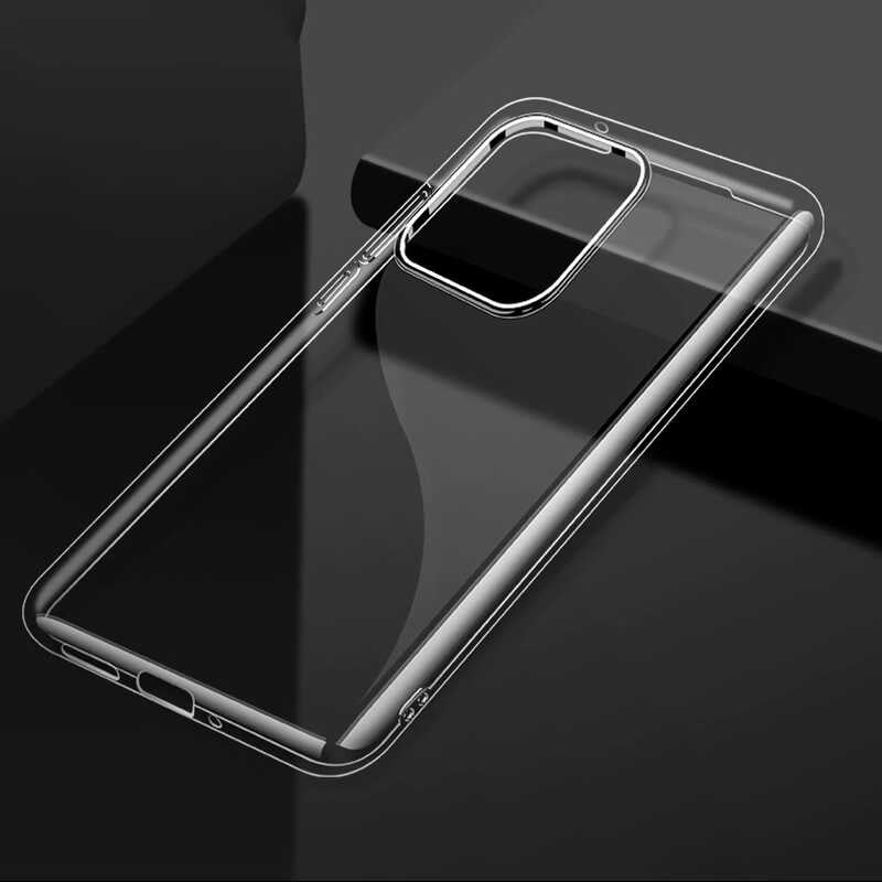 Huawei P40 Kılıf Zore Süper Silikon Kapak Renksiz