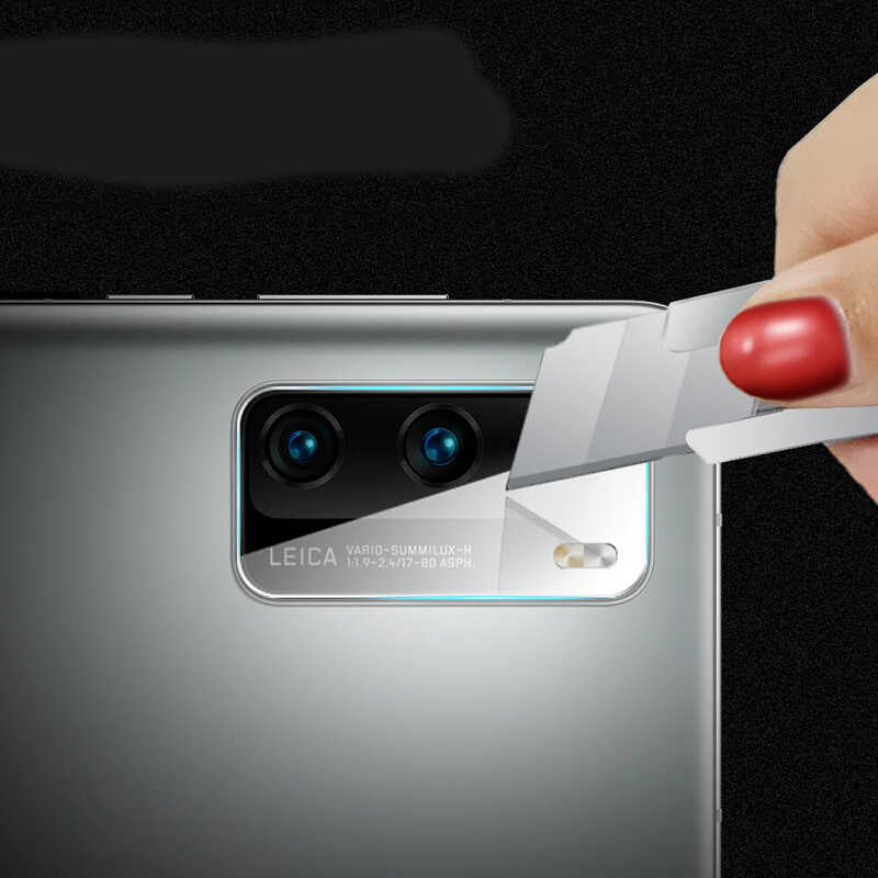 Huawei P40 Zore Nano Kamera Koruyucu Renksiz
