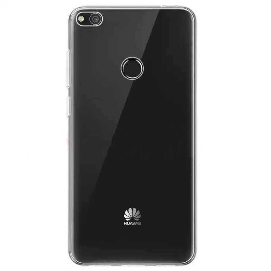 Huawei P8 Lite Kılıf Zore Süper Silikon Kapak Renksiz