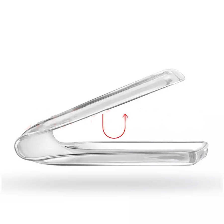 Huawei P8 Lite Kılıf Zore Süper Silikon Kapak Renksiz