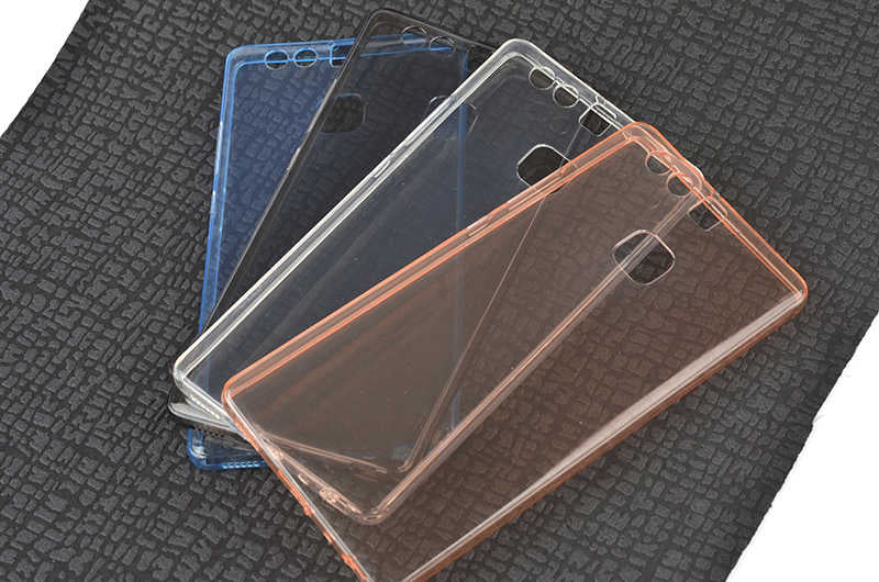 Huawei P9 Kılıf Zore İmax Silikon Füme