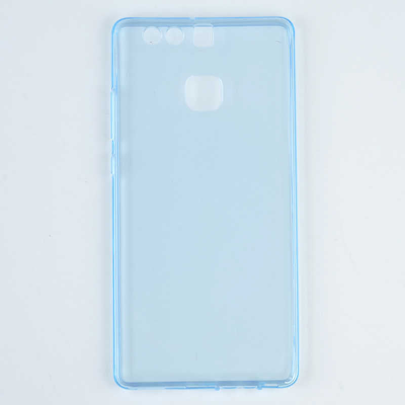 Huawei P9 Kılıf Zore İmax Silikon Mavi