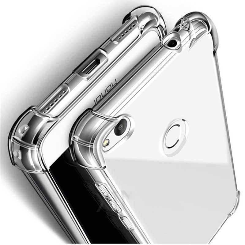 Huawei P9 Lite 2017 Kılıf Zore Nitro Anti Shock Silikon Renksiz