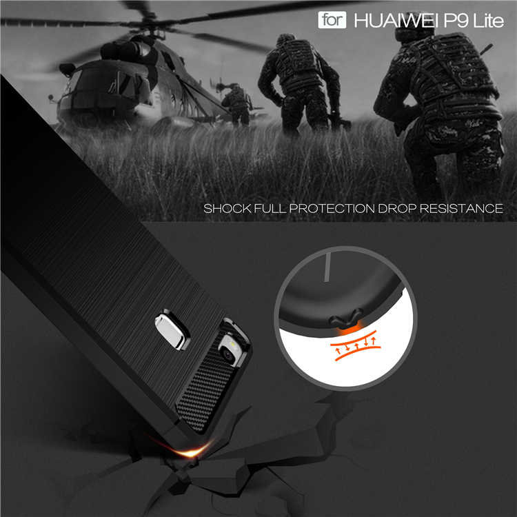 Huawei P9 Lite Kılıf Zore Room Silikon Kapak Siyah