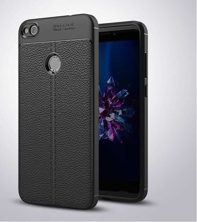 Huawei P9 Lite Mini Kılıf Zore Niss Silikon Kapak Siyah