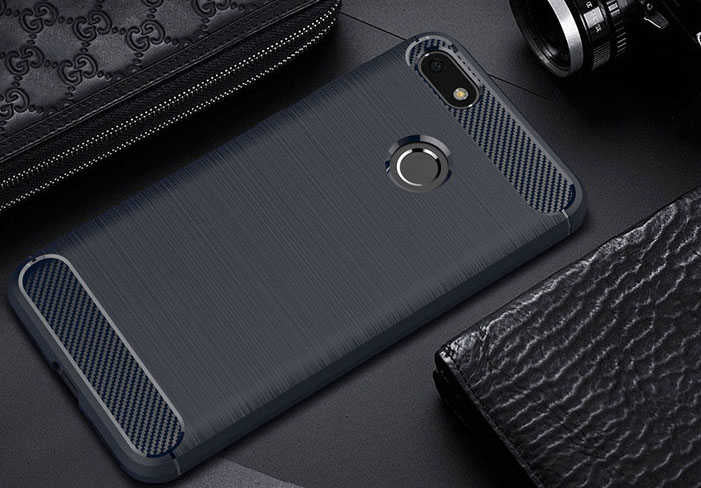 Huawei P9 Lite Mini Kılıf Zore Room Silikon Kapak Lacivert