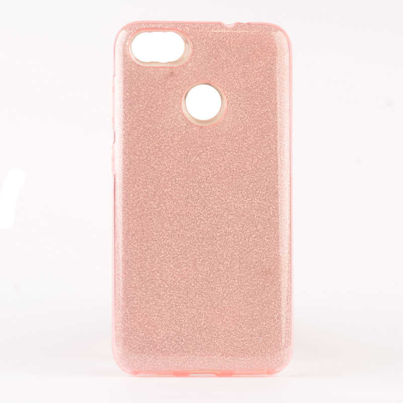 Huawei P9 Lite Mini Kılıf Zore Shining Silikon Pembe