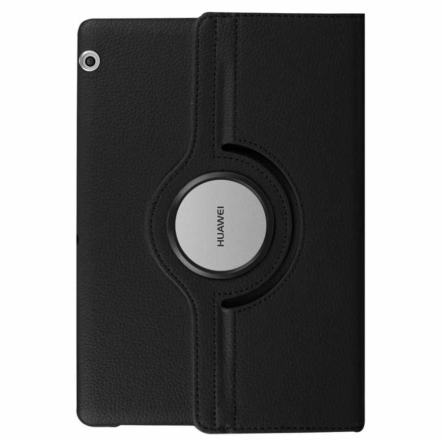 Huawei T3 10 inc Zore Dönebilen Standlı Kılıf Kırmızı