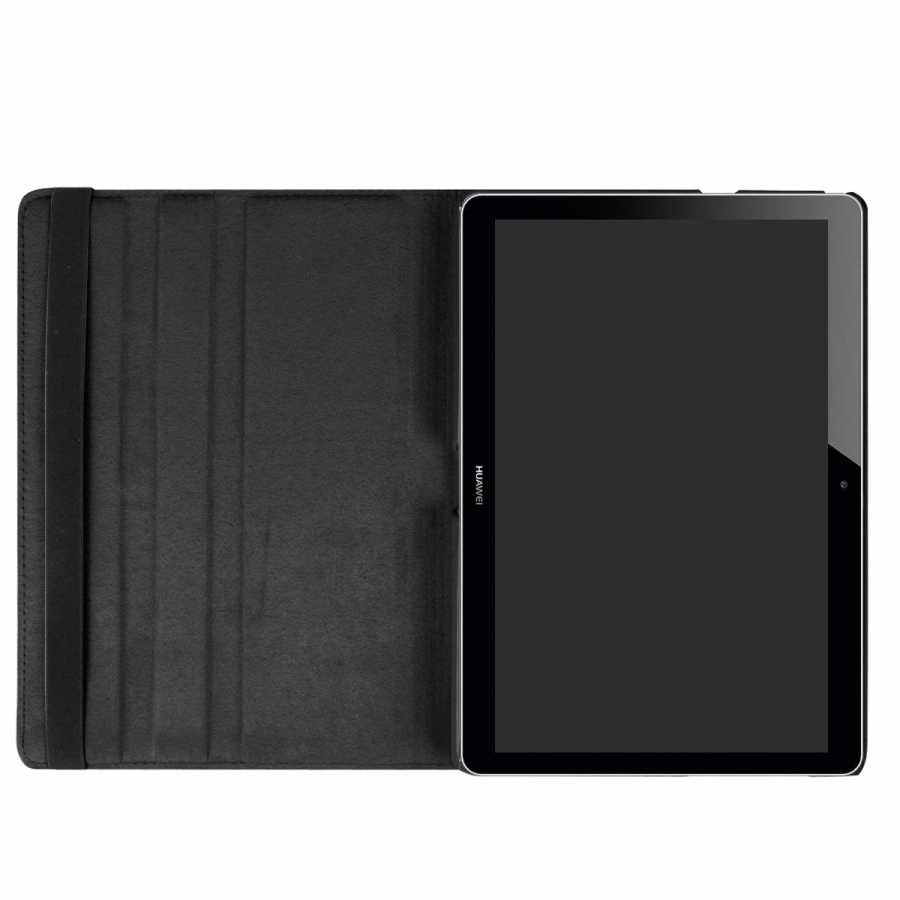 Huawei T3 10 inc Zore Dönebilen Standlı Kılıf Kırmızı