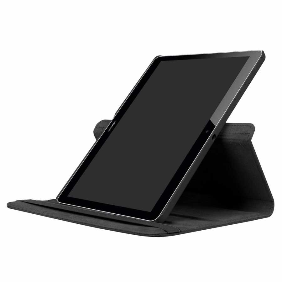 Huawei T3 10 inc Zore Dönebilen Standlı Kılıf Pembe Açık