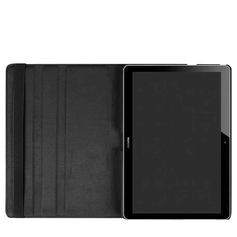 Huawei T3 7 inc Zore Dönebilen Standlı Kılıf Kırmızı