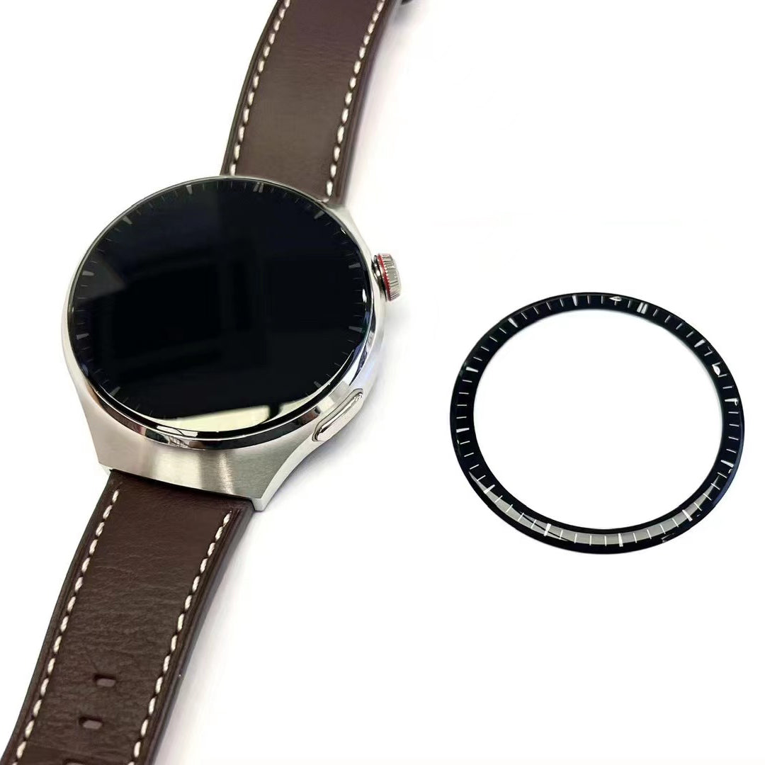 Huawei Watch 4 Pro Zore PMMA Pet Saat Ekran Koruyucu Siyah