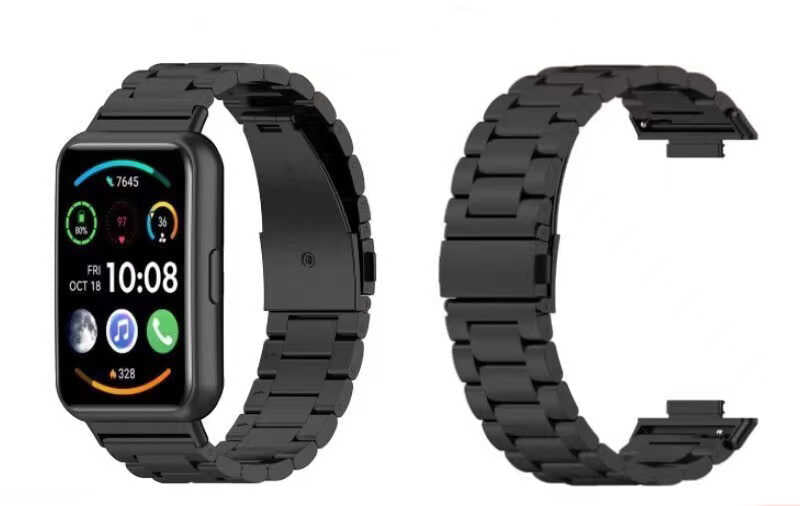 Huawei Watch Fit 2 Metal Kordon Dönüştürücü Siyah