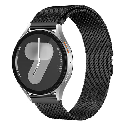 Huawei Watch Fit 3 22mm Zore KRD-25 Metal Hasır Kordon Gümüş