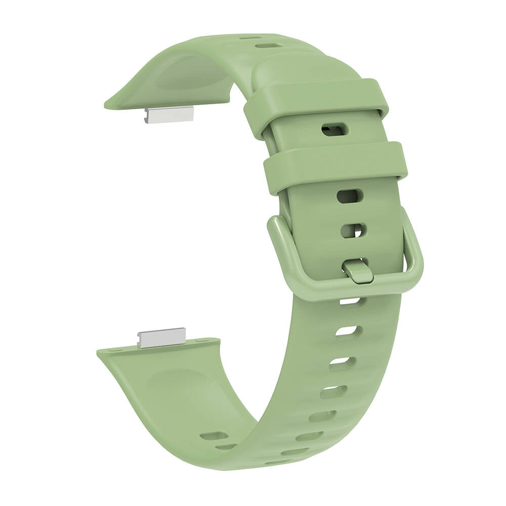 Huawei Watch Fit 3 Band Serisi Klasik Kordon Silikon Strap Kayış Starlight