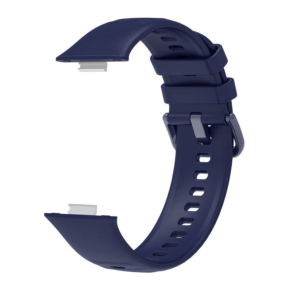 Huawei Watch Fit 3 Band Serisi Klasik Kordon Silikon Strap Kayış Starlight