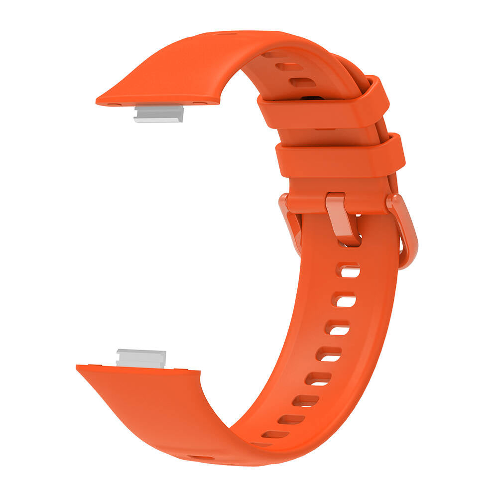Huawei Watch Fit 3 Band Serisi Klasik Kordon Silikon Strap Kayış Beyaz