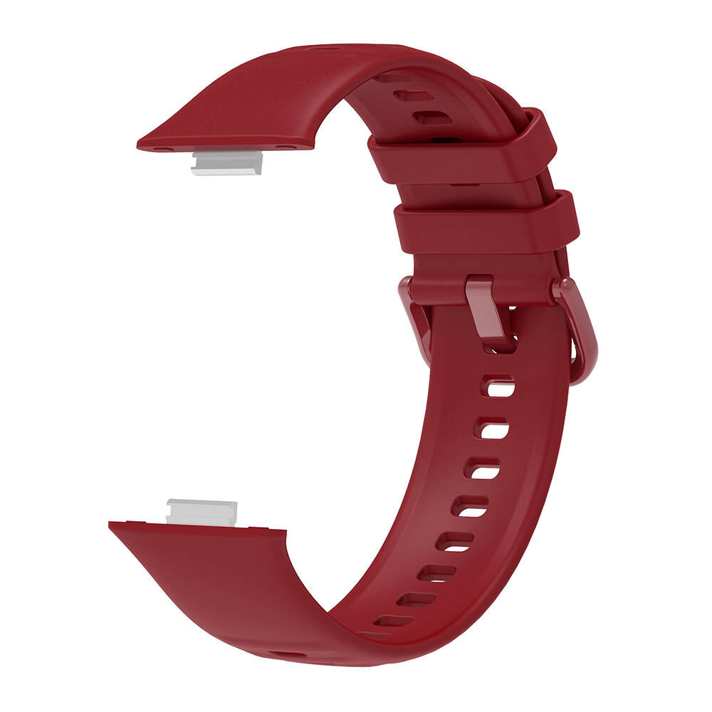 Huawei Watch Fit 3 Band Serisi Klasik Kordon Silikon Strap Kayış Starlight