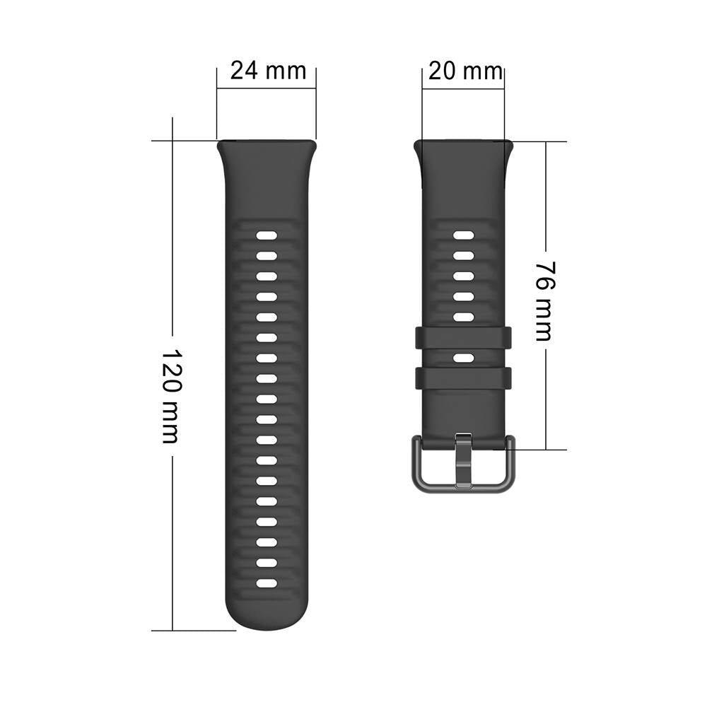 Huawei Watch Fit 3 Band Serisi Klasik Kordon Silikon Strap Kayış Beyaz