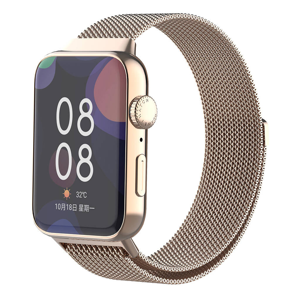 Huawei Watch Fit 3 Zore KRD-01 Metal Kordon Siyah