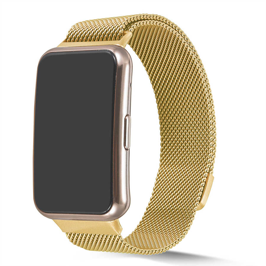 Huawei Watch Fit Zore KRD-01 Metal Kordon Gold