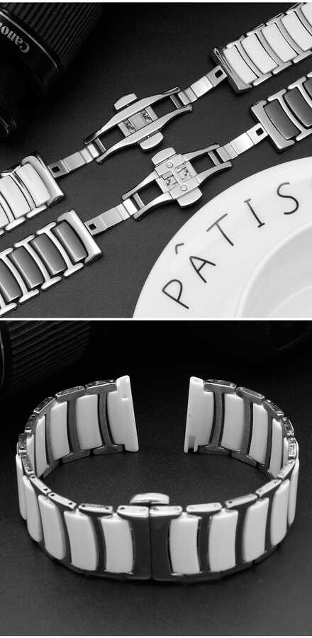 Huawei Watch GT 3 46mm Seramik Metal Kordon Beyaz-Gold