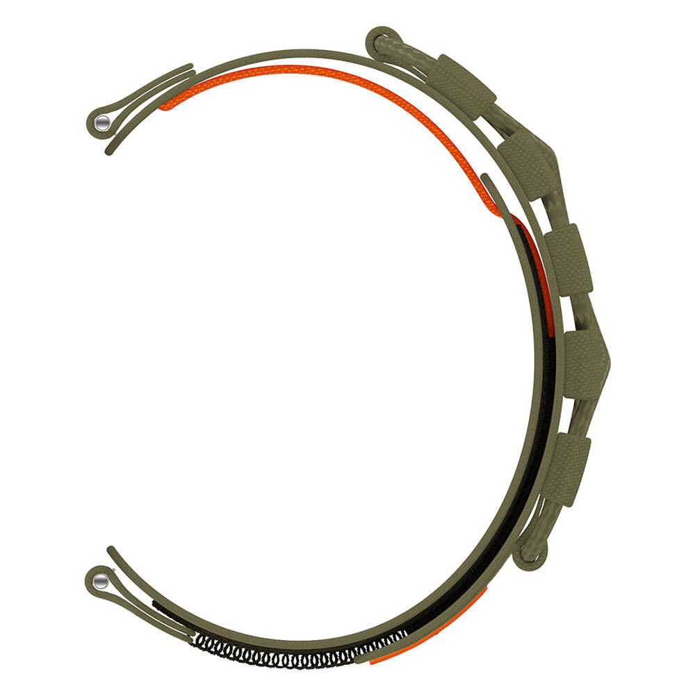 Huawei Watch GT 3 46mm Zore KRD-112 22mm Orbital Örgülü Halat Tasarımlı Naylon Kumaş Hasır Kordon Siyah