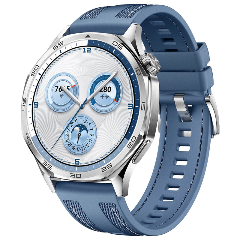 Huawei Watch GT 5 Zore KRD-128 Silikon Kordon Mavi