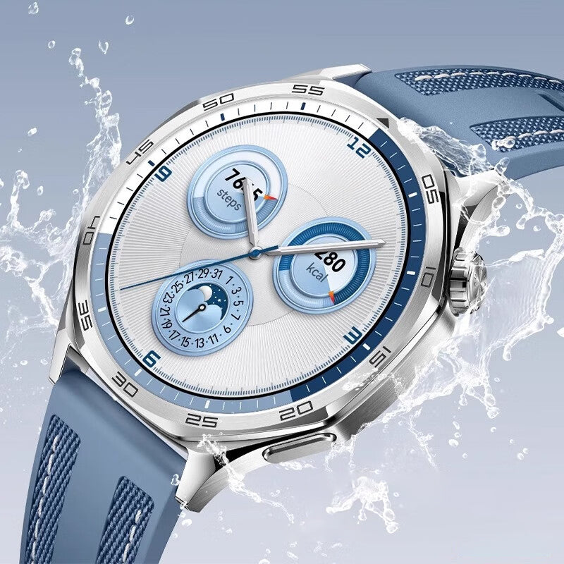 Huawei Watch GT 5 Zore KRD-128 Silikon Kordon Mavi Açık