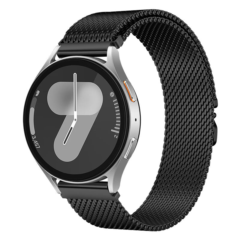 Huawei Watch GT4 41mm Zore KRD-25 Metal Hasır Kordon Siyah