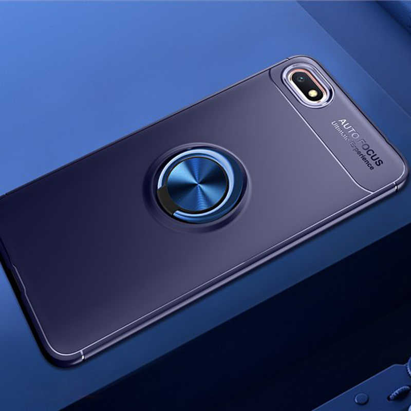 Huawei Y5 2018 Kılıf Zore Ravel Silikon Kapak Mavi