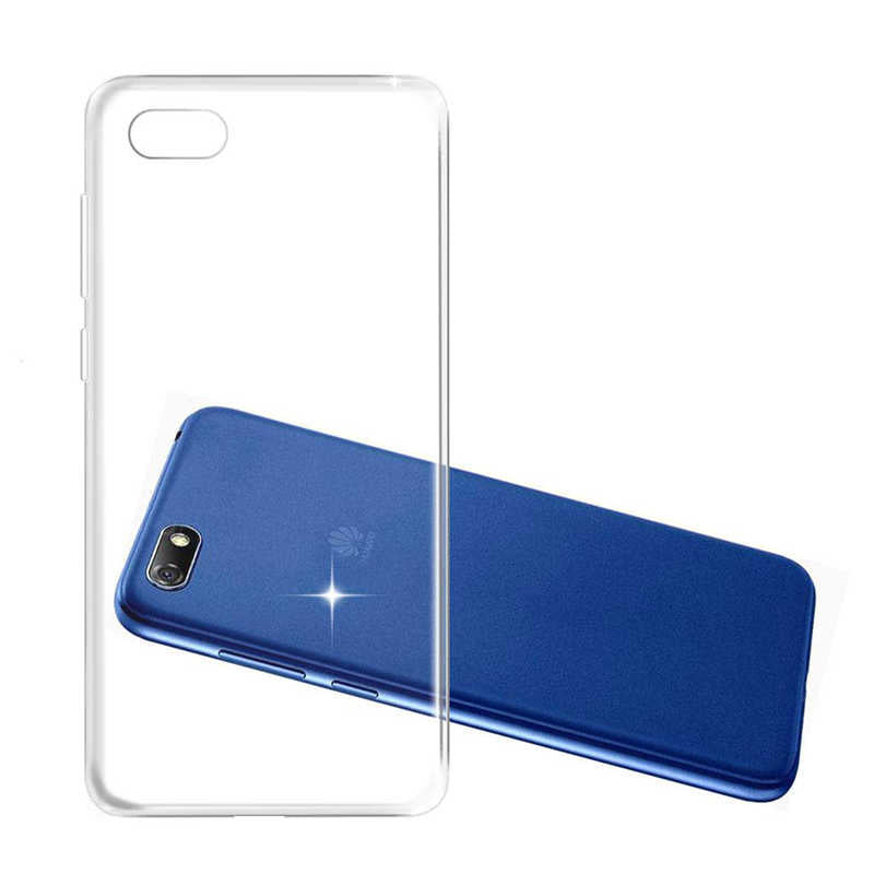 Huawei Y5 2018 Kılıf Zore Süper Silikon Kapak Renksiz