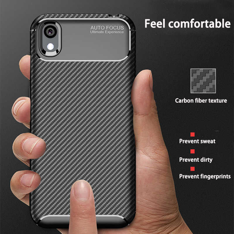 Huawei Y5 2019 Kılıf Zore Negro Silikon Kapak Kahverengi