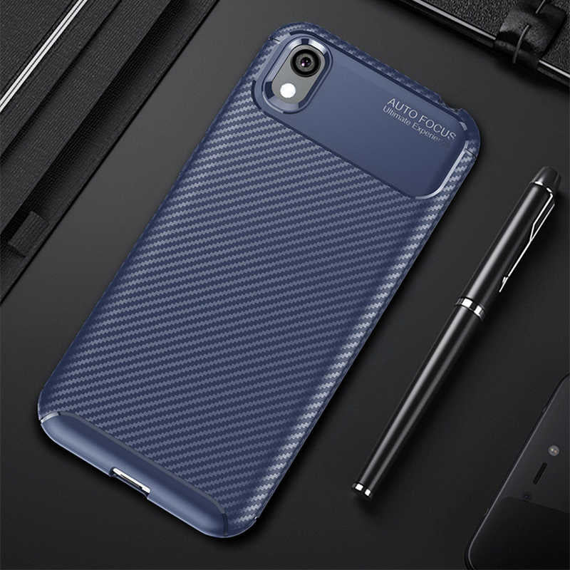 Huawei Y5 2019 Kılıf Zore Negro Silikon Kapak Lacivert