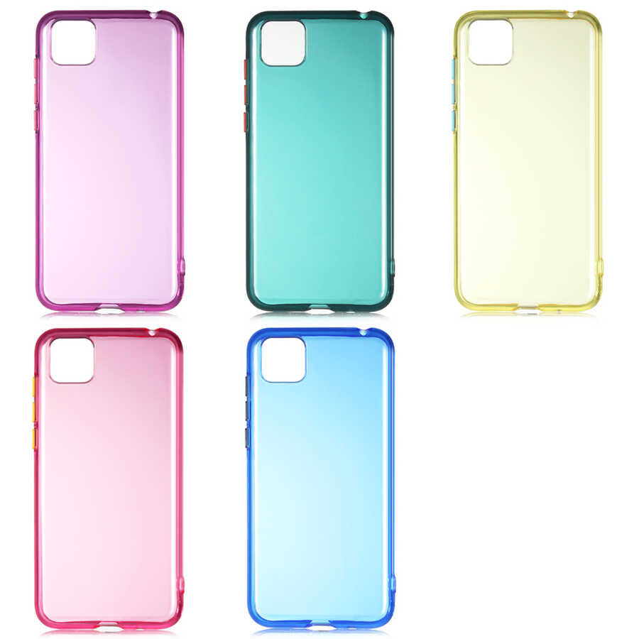 Huawei Y5P Kılıf Zore Bistro Kapak Pembe