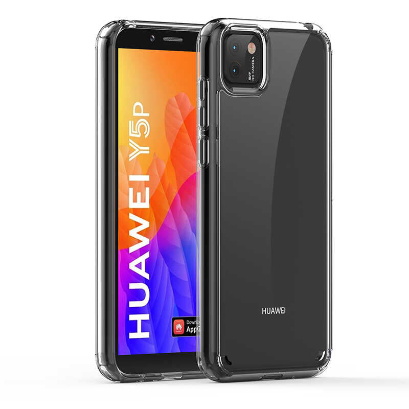Huawei Y5P Kılıf Zore Coss Kapak Renksiz