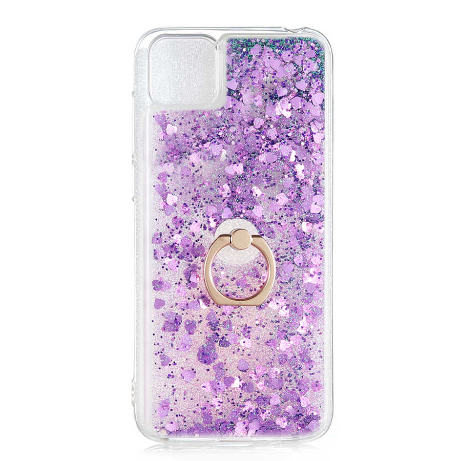 Huawei Y5P Kılıf Zore Milce Kapak Mor