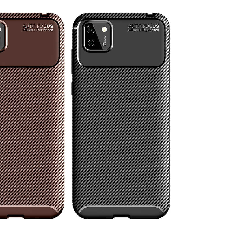 Huawei Y5P Kılıf Zore Negro Silikon Kapak Siyah