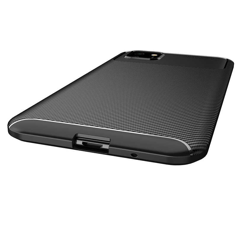 Huawei Y5P Kılıf Zore Negro Silikon Kapak Kahverengi