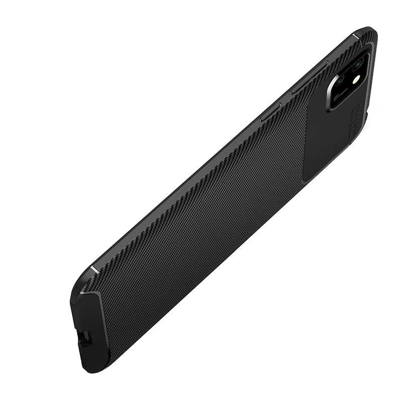 Huawei Y5P Kılıf Zore Negro Silikon Kapak Siyah