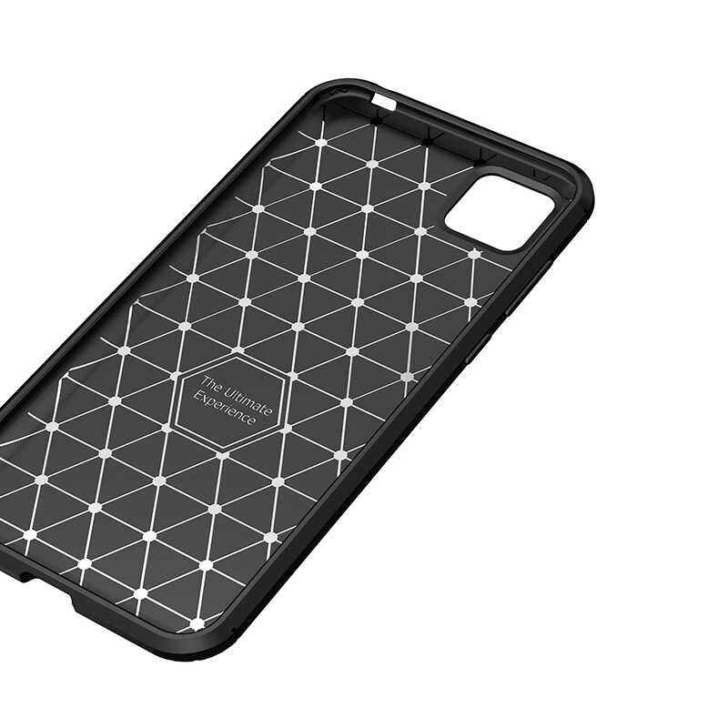 Huawei Y5P Kılıf Zore Negro Silikon Kapak Siyah