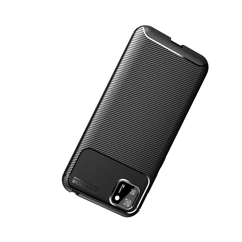 Huawei Y5P Kılıf Zore Negro Silikon Kapak Siyah