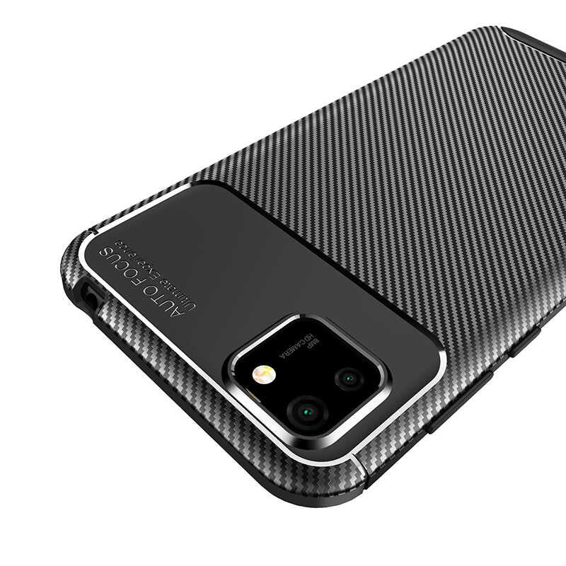 Huawei Y5P Kılıf Zore Negro Silikon Kapak Siyah